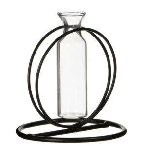 Tube avec structure métal Ezio diam 10 / H.10 cm