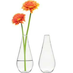 Vase Goccia transparent Diam 6 H.13 cm