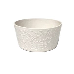 Coupe Paind'épices blanc D.21.3 H.10 cm