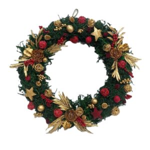 Couronne ronde noël diam 45 cm