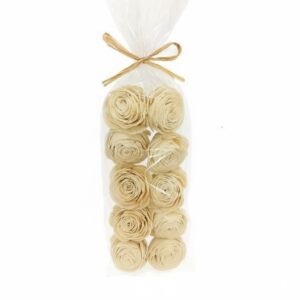 Set 10 rose shola beige diam 6 polybag